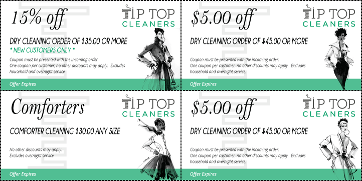 Preview of our current set of Coupons offered to Customers.